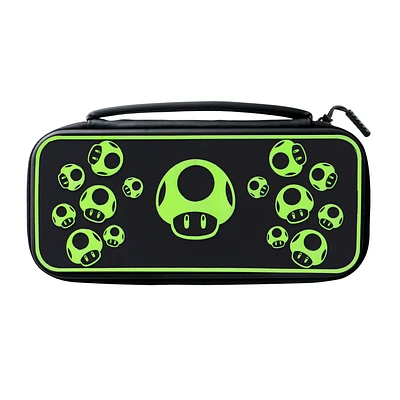 PDP 1-Up Glow in the Dark Travel Case Plus for Nintendo Switch