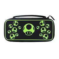 PDP 1-Up Glow in the Dark Travel Case Plus for Nintendo Switch