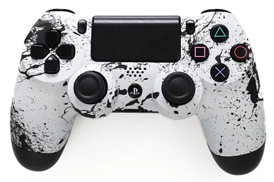 Sony DualShock Wireless Controller for PlayStation 4 (GameStop Exclusive Design) Splatter Noir