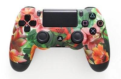 Sony DualShock Wireless Controller for PlayStation 4 (GameStop Exclusive Design) Tropical Flora