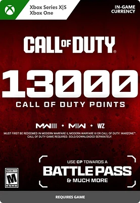 Call of Duty Points 13,000 - Xbox Series X