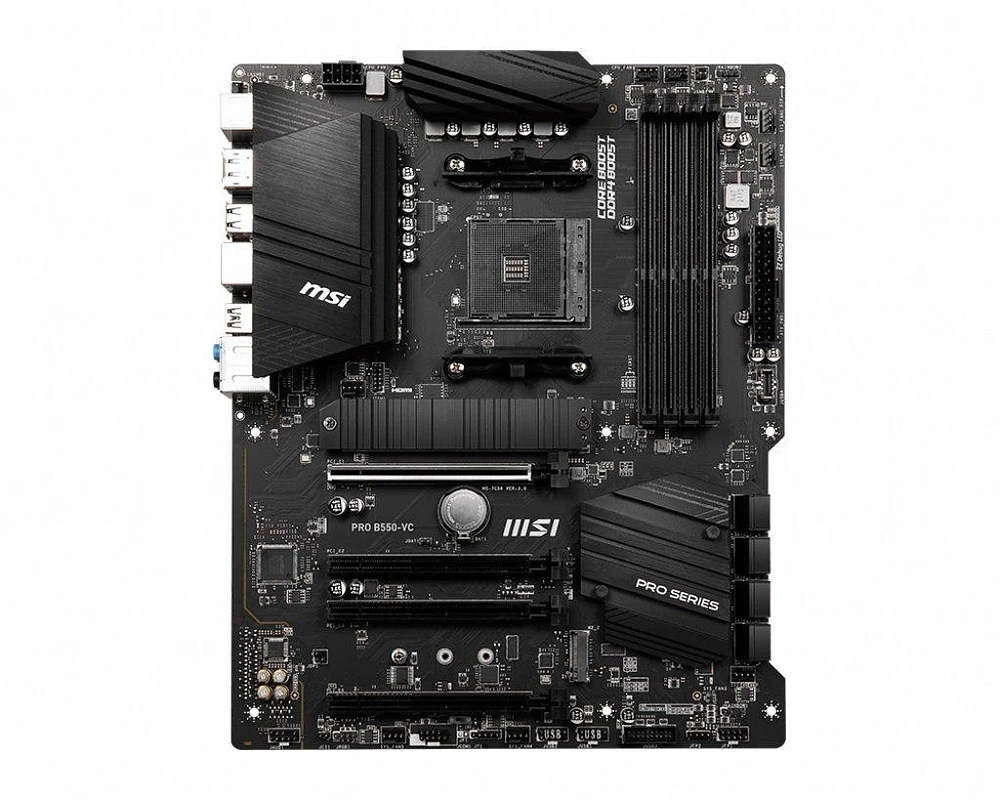 MSI PRO PRO B550-VC AM4 AMD B550 SATA 6Gb/s ATX AMD Motherboard