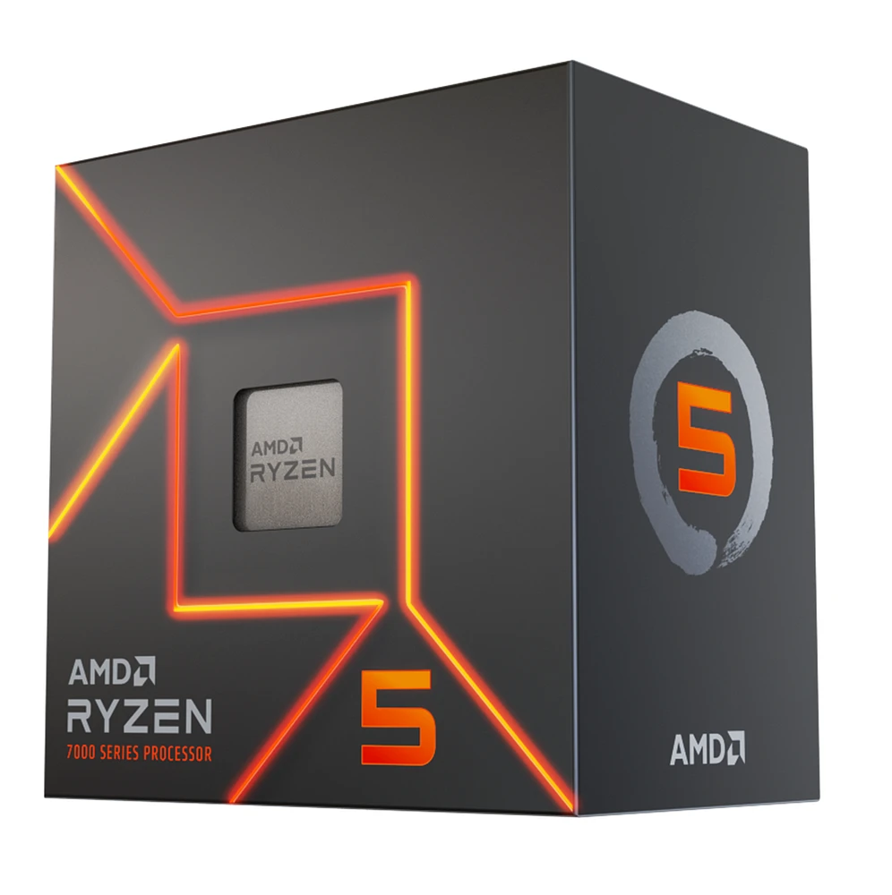 AMD Ryzen 5 7600X Processor 6-core 12 Thread up to 5.3GHz AM5