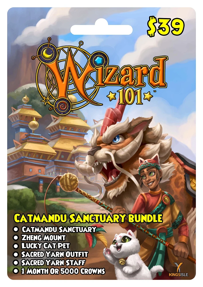 KingsIsle Wizard101 Catmandu Sanctuary Bundle