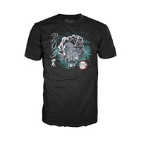 Funko POP! and Tee: Demon Slayer: Kimetsu no Yaiba Rui Glow-in-the-Dark-Vinyl Figure and Unisex T-Shirt GameStop Exclusive