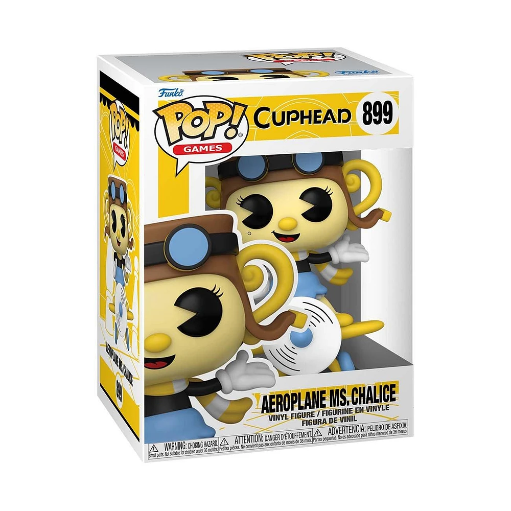 Funko POP! Games: Cuphead Aeroplane Ms. Chalice 5-in Vinyl Figure | The  Market Place