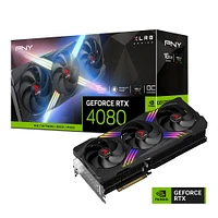 PNY GeForce RTX 4080 16GB XLR8 Gaming VERTO EPIC-X RGB Overclocked Triple Fan Graphics Card