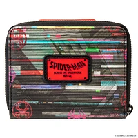 Loungefly Marvel Spiderman Spiderverse Lenticular Zip Around Wallet