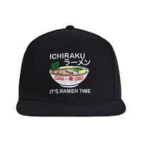 Naruto Iciraku Ramen It's Ramen Time Men's Skater Snapback Hat