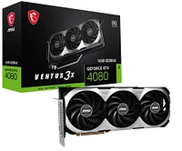 MSI Nvidia GeForce RTX 4080 16GB VENTUS 3X OC Graphics Card G408016V3XC