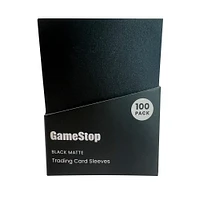 GameStop Trading Card Black Matte Sleeves 100-Pack