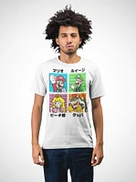 Geeknet Super Mario Characters Unisex Short Sleeve T-Shirt GameStop Exclusive