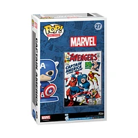 Funko POP! Comic Covers: Marvel Avengers Captain America 3.7-in Vinyl Bobblehead