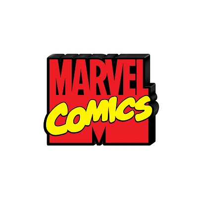 Marvel Comics Block Logo Large Die Cut MDF Box Wall Sign