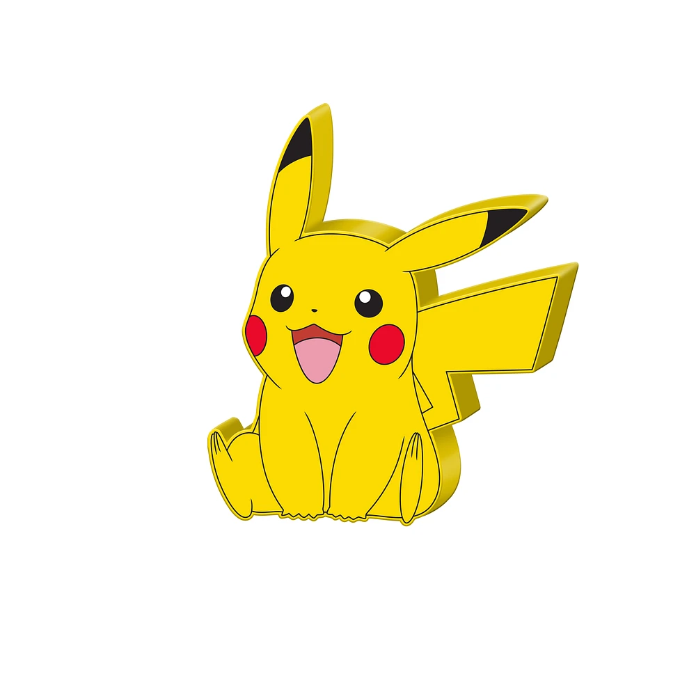 Pokemon Pikachu Happy Pose Large Die Cut MDF Box Wall Sign