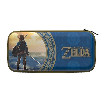 PDP Deluxe Slim Travel Case with Strap for Nintendo Switch Hyrule Blue