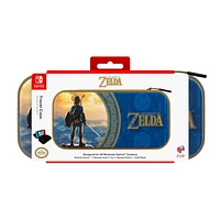 PDP Deluxe Slim Travel Case with Strap for Nintendo Switch Hyrule Blue