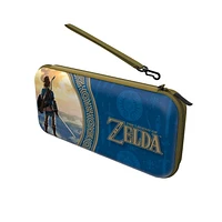 PDP Deluxe Slim Travel Case with Strap for Nintendo Switch Hyrule Blue