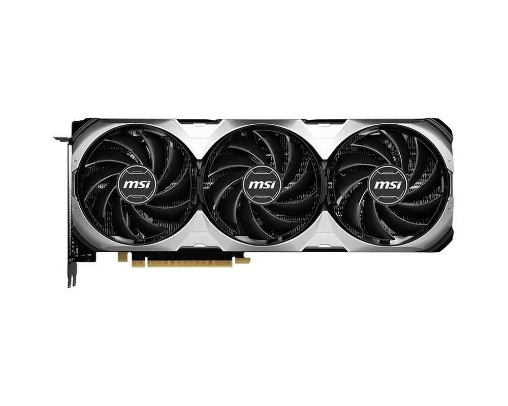 MSI GeForce RTX 4070 Ti VENTUS 3X OC GPU 12GB GDDR6X PCI Express 4.0 RGB Triple Fan DLSSS 3 Graphics Card G407TV3X12C