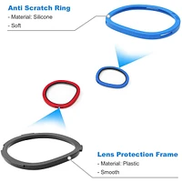 AMVR Lens Anti-Scratch Ring Protecting Myopia Glasses for Meta Quest 2, Meta Quest, Rift S and Oculus Go