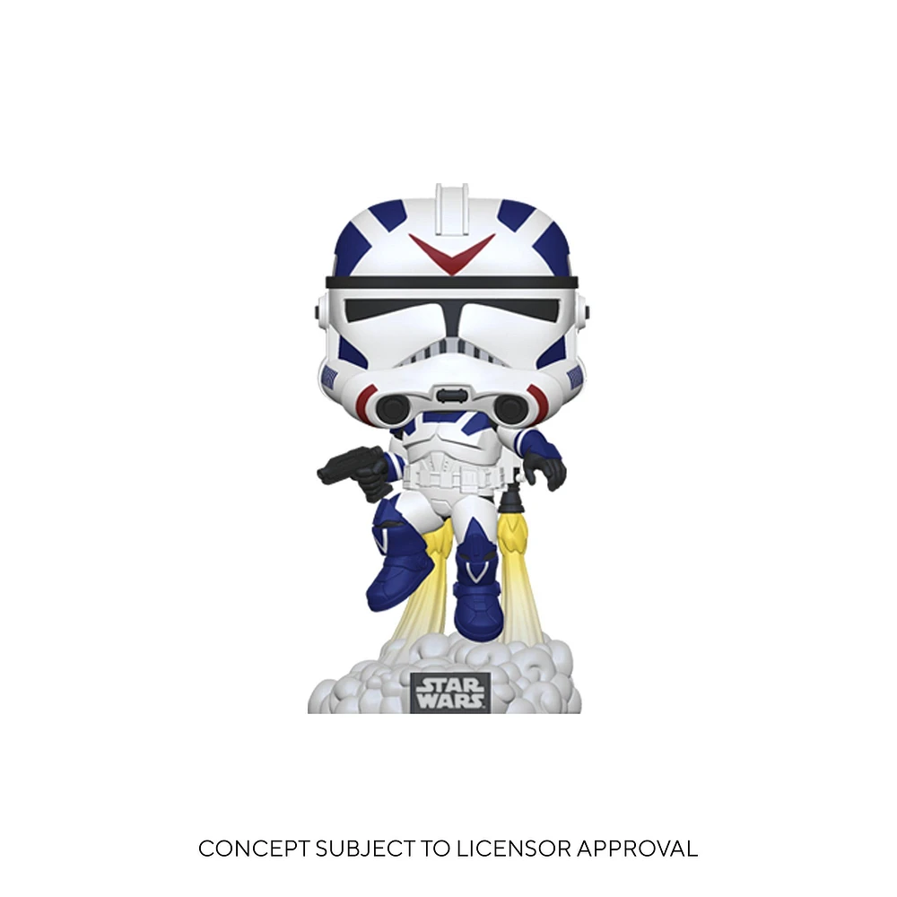 Funko POP! Star Wars: Battlefront II Jet Trooper 4.8 Vinyl Figure GameStop Exclusive