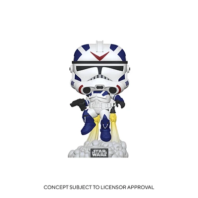 Funko POP! Star Wars: Battlefront II Jet Trooper 4.8 Vinyl Figure GameStop Exclusive
