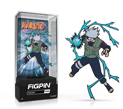 FiGPiN Naruto Kakashi Hatake Collectible Enamel Pin - Glitter Variant Exclusive