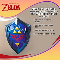 The Legend of Zelda Link Hylian Shield 4-in Magnet