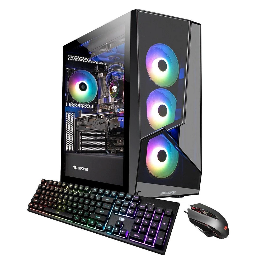 iBUYPOWER SlateMR308i Gaming Desktop PC Intel Core i7 13700KF, NVIDIA GeForce RTX 4080, 32GB DDR5 Memory, 1TB NVMe and 2TB HDD, Windows 11 Home Advanced