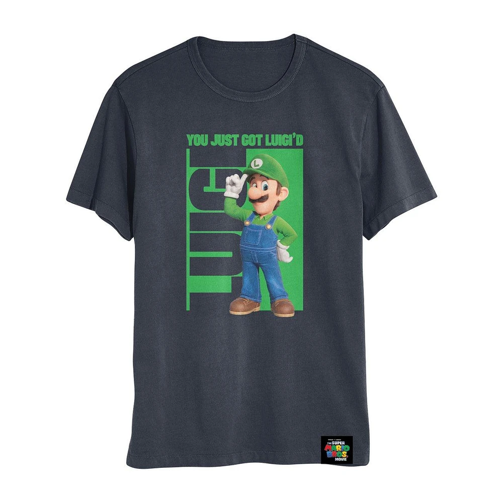 Super Mario Bros. Movie Luigi Unisex Short Sleeve T-Shirt