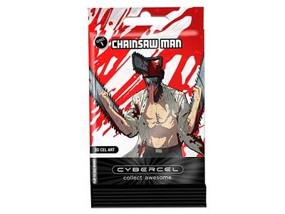 FiGPiN Chainsaw Man Cybercel Trading Card Foil Pack