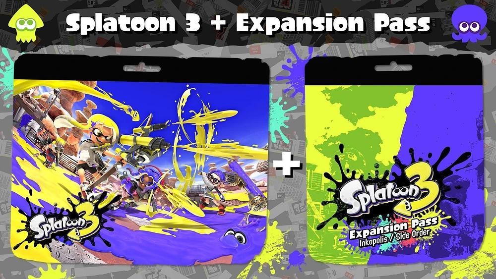 Splatoon 3 Bundle (Game and Expansion Pass)- Nintendo Switch