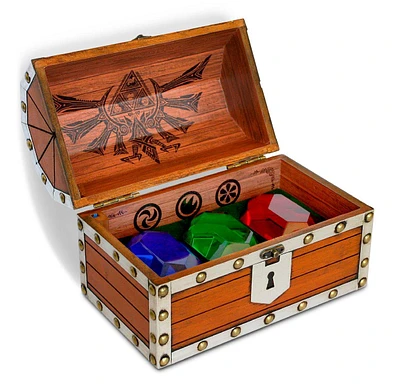 Legend of Zelda Rupee Paper Weight Set 3-Pack with Collectible Chest