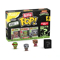 Funko Bitty POP! Teenage Mutant Ninja Turtles (Splinter, Raphael, Rocksteady, Mystery Pop) 0.9-in Vinyl Figure Set 4-Pack