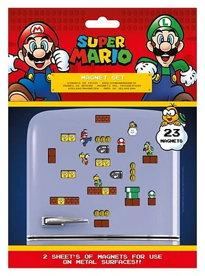 Super Mario Magnet 23-Piece Set