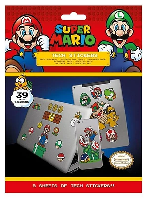 Super Mario Tech Sticker Pack