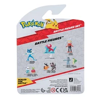 Jazwares Pokemon Battle Figure Set 3-Pack (Rockruff, Bellossom, Vaporeon)