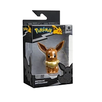 Jazwares Pokemon Select True Color Metallic Eevee 3-in Battle Figure