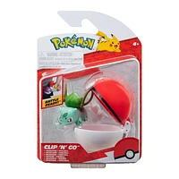 Jazwares Pokemon Clip N Go Bulbasaur and Poke Ball