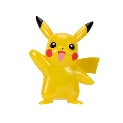Jazwares Pokemon Select True-Color Metallic Pikachu 3-in Battle Figure