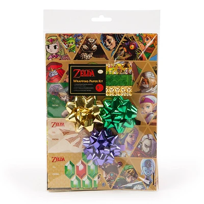 The Legend of Zelda Wrapping Paper Kit 3 Sheets