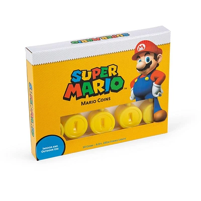 Super Mario Coin 8-ft String Lights
