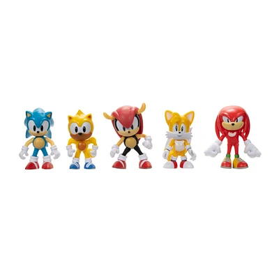 Jakks Pacific Sonic The Hedgehog 2.5 in Classic Figure Set 5-Pack