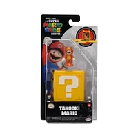 Jakks Pacific The Super Mario Bros. Movie Tanooki Mario 1.25-in Mini Figure