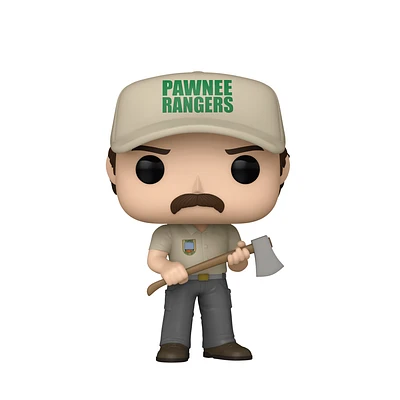 Funko POP! Television: Parks and Recreation Ron Swanson (Pawnee Rangers) 4-in Vinyl Figure