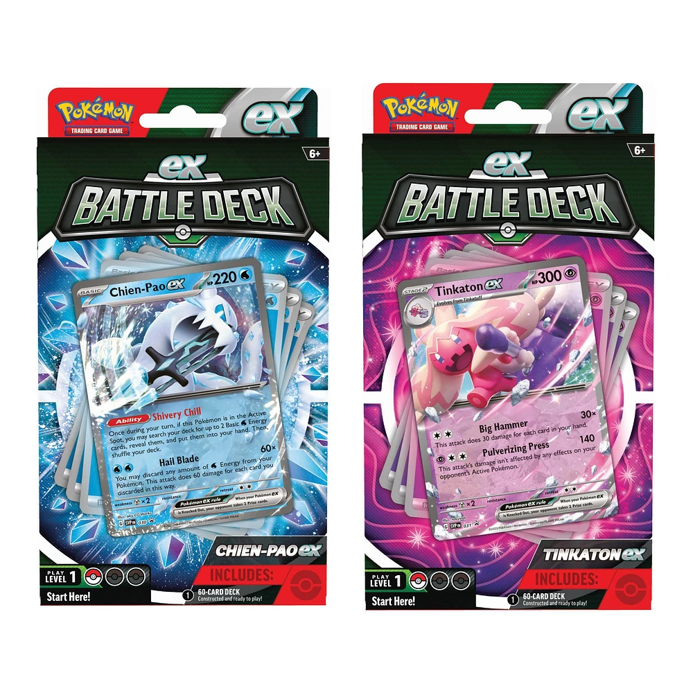 Pokemon Trading Card Game: Chien-Pao ex OR Tinkaton ex Battle Deck (Styles May Vary)