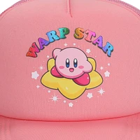 Kirby Warp Star Men's Pink Foam Trucker Snapback Hat