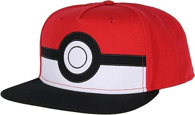 Pokemon Pokeball Adult Flatbill Snapback Hat
