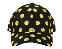 Dragon Ball Z Ball Pattern Structured Adjustment Baseball Cap