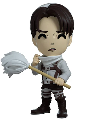 Youtooz Attack on Titan Cleaning Levi 4.4-in Vinyl Figure